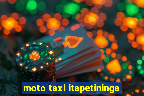 moto taxi itapetininga